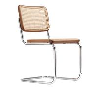 Chaise cantilever S 32 V Pure Materials clayonnage wood part walnut natural varnished