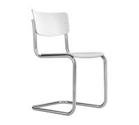Thonet Chaise S 43 - sans patins - Hêtre blanc (TP 200) émaillé