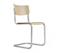 Thonet Chaise S 43 - Hêtre laqué clair - sans patins