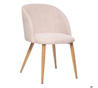 Atmosphera – Chaise Céleste velours côtelé beige