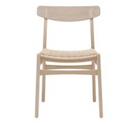 Chaise CH23 structure chêne WxDxH 50.3x50x3x78.5cm