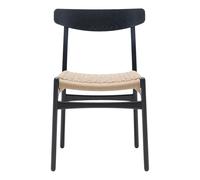 Chaise CH23 structure chêne WxDxH 50.3x50x3x78.5cm