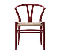 Carl Hansen Chaise CH24 Soft structure hêtre rouge doux NCS S4550-Y80R lxHxP 55x76x51cm