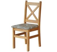 Chaise chaise rembourrée CHAISE CROISÉE aulne aulne PIN MASSIF BOIS - NEUF...