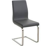 Chaise clp en acier non pliable H. 90 cm interieur gris gris G