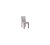 Chaise clp en bois non pliable H. 91 cm interieur gris