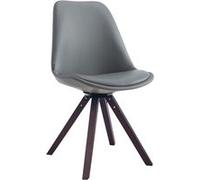 Chaise clp en bois non pliable interieur H. 83.5 cm gris