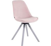 Chaise clp en bois non pliable interieur H. 84 cm rose