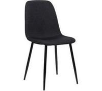 Chaise CLP en metal interieur noir H. 88 cm Noir G