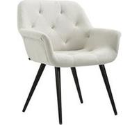 Chaise clp H. 83 cm non pliable en metal interieur beige Beige G