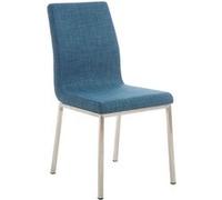 Chaise clp H. 88 cm non pliable en acier interieur bleu bleu G