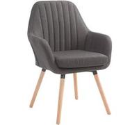 Chaise clp H. 93 cm non pliable interieur en bois gris Gris G