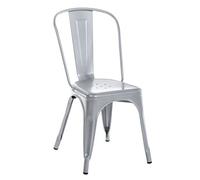 Chaise clp interieur empilable non pliable H. 89 cm en metal gris