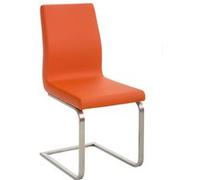 Chaise clp interieur non empilable non pliable en acier H. 90 cm orange Orange G