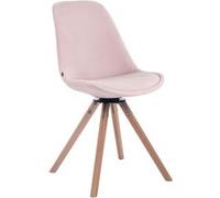 Chaise clp interieur non pliable en bois H. 84 cm rose rose G