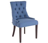 Chaise clp interieur non pliable en bois H. 92 cm bleu