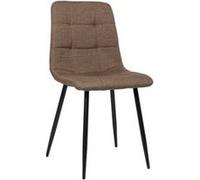 Chaise clp interieur non pliable en metal H. 88 cm noir