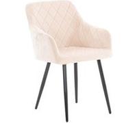 Chaise clp interieur non pliable H. 84 cm en metal beige Beige G