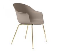 GUBI Chaise Bat new beige. structure en laiton