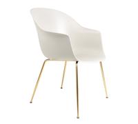 Chaise coquille avec structure conique laiton Bat WxHxD 57x61x83cm