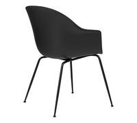 Chaise coquille avec structure conique noir Bat WxHxD 57x61x83cm
