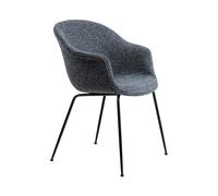 Chaise coquille entièrement rembourré avec structure conique Bat WxHxD 61x85x57cm