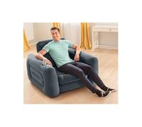 Chaise coulissante 117x224x66 cm Gris foncé