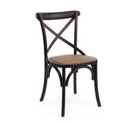 Chaise Cross Black
