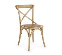 Chaise Cross Natural Brown