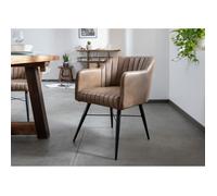 Chaise - Cuir (Beige) - IRON LABEL 12