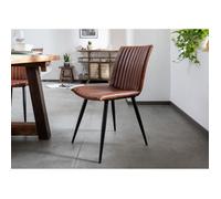 Chaise - Cuir (Cognac) - IRON LABEL 10