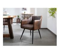 Chaise - Cuir (Marron) - IRON LABEL 11