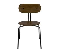 Chaise Curious black steel base