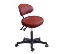 Chaise d’Assistant Dentaire Chaise Dentaire Ergonomique en Microfibre avec Support Dorsal Tabouret de Dentiste pour cliniques, cabinets dentaires, laboratoires, A1