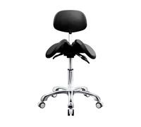 Chaise d’infirmière Dentaire, Chaise de Bureau Ergonomique, Chaise de Dessin réglable en Hauteur, Tabouret Roulant avec Dossier pour Clinique Dentiste Spa Massage Salons médicaux Studio, A1,