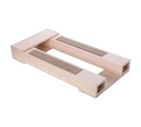 Chaise d'accouplement pour chat avec gratteur-coussin d'accouplement avec jambes courtes en bois avec rayures intégrées | COMMUNIQUE COMMUNION POUR, MEDIME et grands chats, meubles