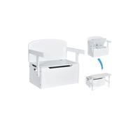 Chaise d'activités convertible 60 x 34 x 57 cm avec coffre de rangement ergonomique design