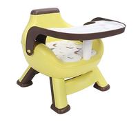 Chaise d'alimentation au Sol pour Tout-petits, Plateau à Double Couche, Forte capacité de Charge, Multifonctionnelle, Coussin Sonore pour la Maison (PINK)