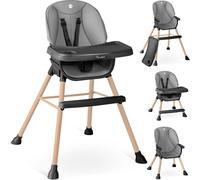 Chaise d'alimentation Nukido Tilo gris-noir