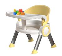 Chaise d'alimentation pour - Booster portable chaise haute, siège enfant sans glissement avec plateau | chaise de voyage pliable légère pour camping pique-nique st