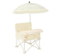 Chaise d'alimentation pour tout-petits, siège rehausseur de chaise haute | Rehausseur de salle à manger avec parasol, plateau,Chaise de plage de camping pour bébés garçons et filles, voyage pour mange