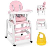 Chaise d'alimentation rose 5 en 1 Sinco