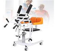 Chaise d'allaitement multifonctionnelle avec pot amovible et siège fendu pour patients paralysés - Fauteuil roulant hydraulique pour patients