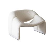 Chaise d'appoint élégante et moderne orange - Canapé simple doux et confortable pour salon, chambre, coin lecture et coiffeuse - Décoration d'intérieur parfaite