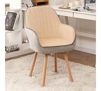 Chaise d'appoint moderne en velours, chaise de salle à manger pivotante élégante, chaise de bureau rembourrée confortable, siège de salon du milieu du siècle pour coiffeuse ou espace de travail