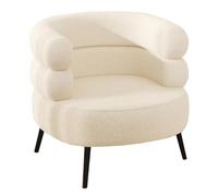 Chaise d'appoint moderne et confortable pour salon, chambre à coucher et salle de maquillage avec pieds noirs élégants sans coussin de dossier, décoration d'intérieur chic, design minimaliste