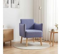 vidaXL Chaise d'appoint Noir Tissu