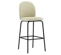 Chaise de bar Ace structure acier 75cm black powdercoated steel frame