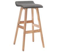 Chaise de Bar avec Accoudoir Comptoir Tabouret Cuisine Intérieur Tissu vidaXL