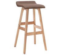 Chaise de Bar avec Accoudoir Comptoir Tabouret Cuisine Intérieur Tissu vidaXL
